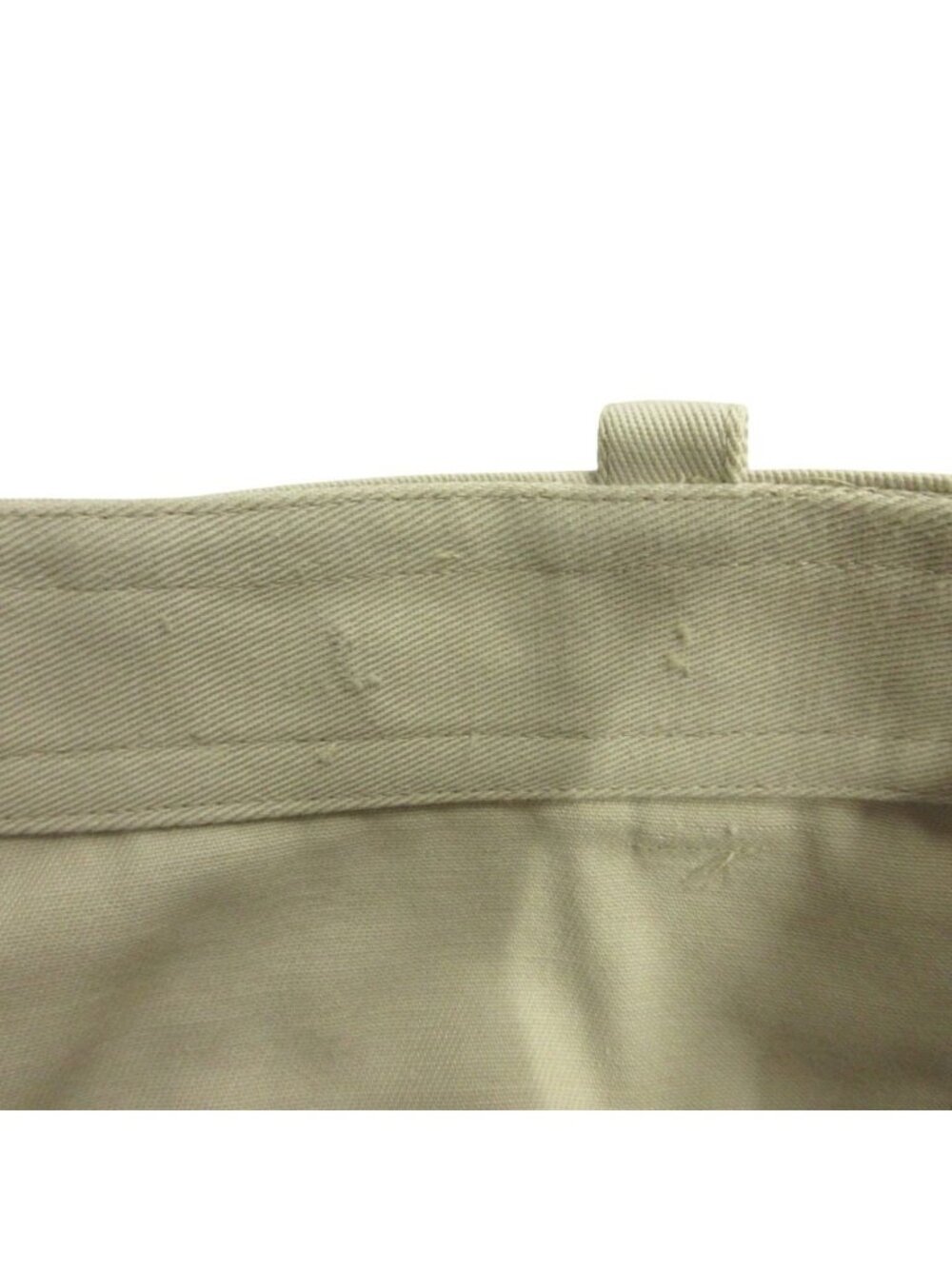 Chanel de Pants CC Logo Tale Ji Beige LadySecond - Picture 7 of 10